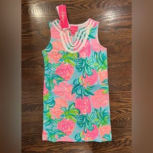 Girls Lilly Pulitzer Shift Dress Size M (6-7). New With Tags
